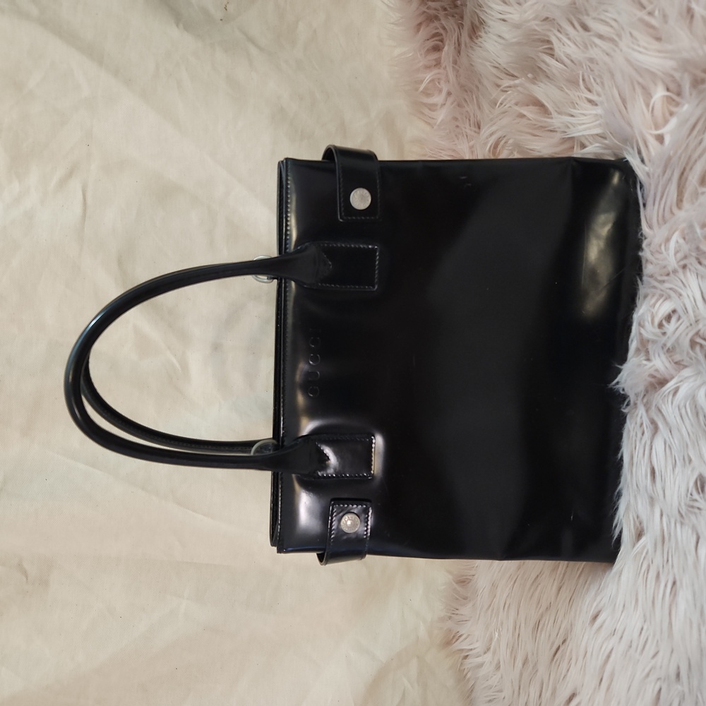 Gucci Black Handbag in Patent Leather